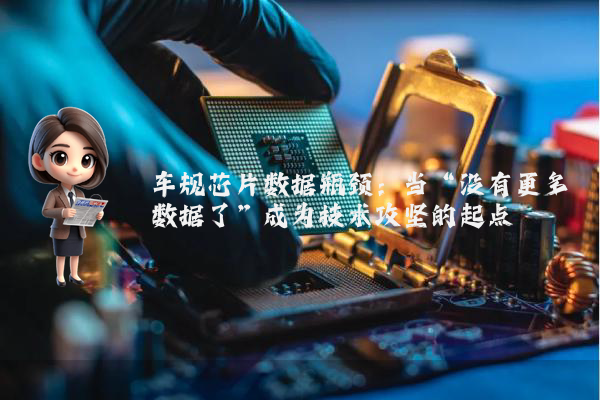 车规芯片数据瓶颈：当“没有更多数据了”成为技术攻坚的起点