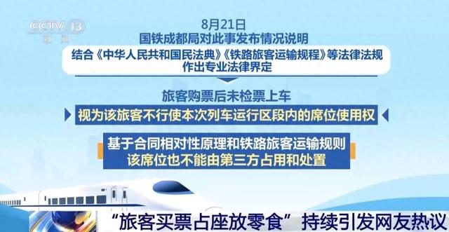 “旅客买票占座放零食”是否合规？专家解读争议