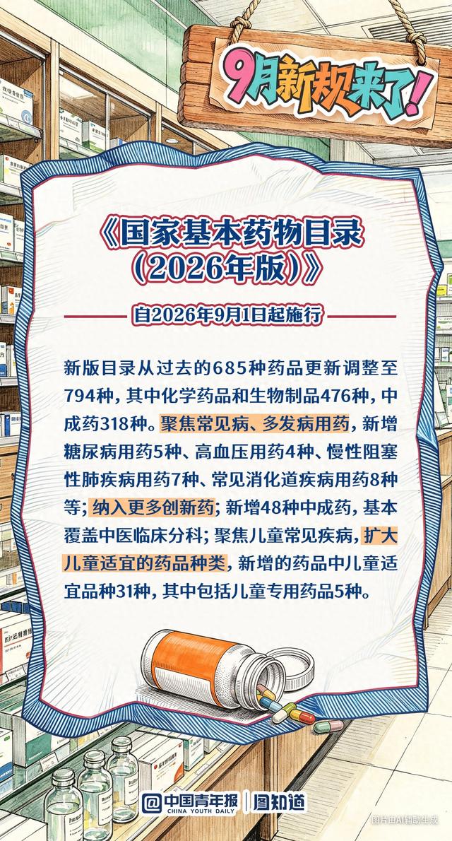 图知道 | 9月新规落地，民生礼包升级